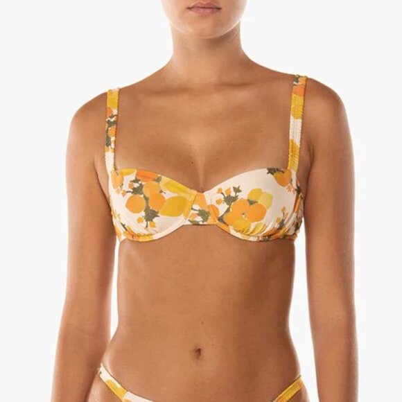 NWT Peony Holiday Bikini Top Size S - Picture 10 of 16